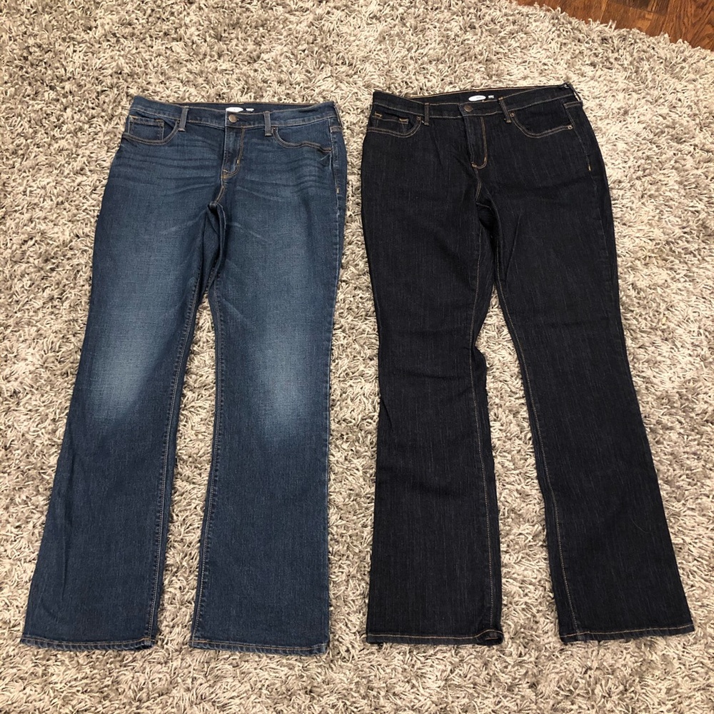 2 pairs Old Navy Jeans, size 10